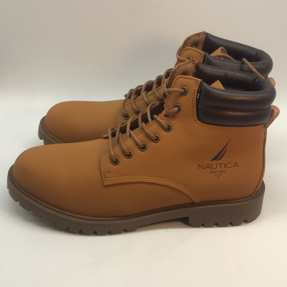 Nautical Menś Tan Pratt Combat Boot Size 11 - Picture 3 of 14